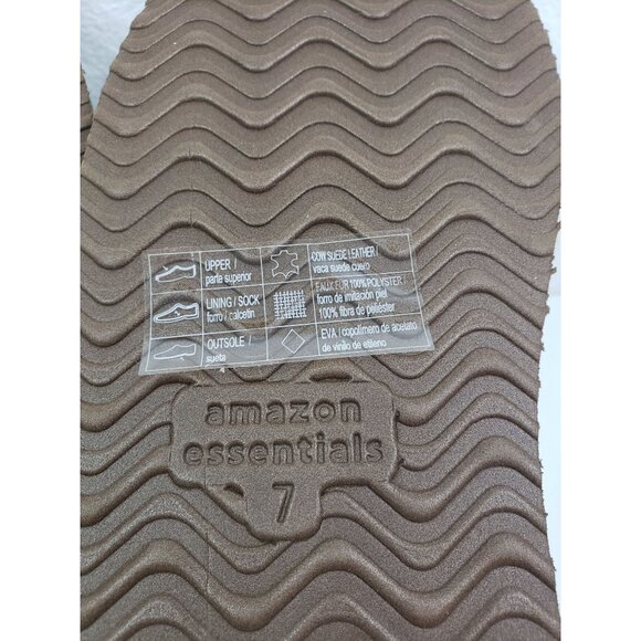 AZ Essentials Women's Fluffy Slipper Mules‎ in Gray - Size 7 - Picture 8 of 9